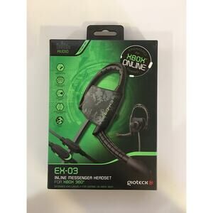 EX-03 Giotech Inline Messenger Headset for XBOX 360 Online Gaming - US Seller
